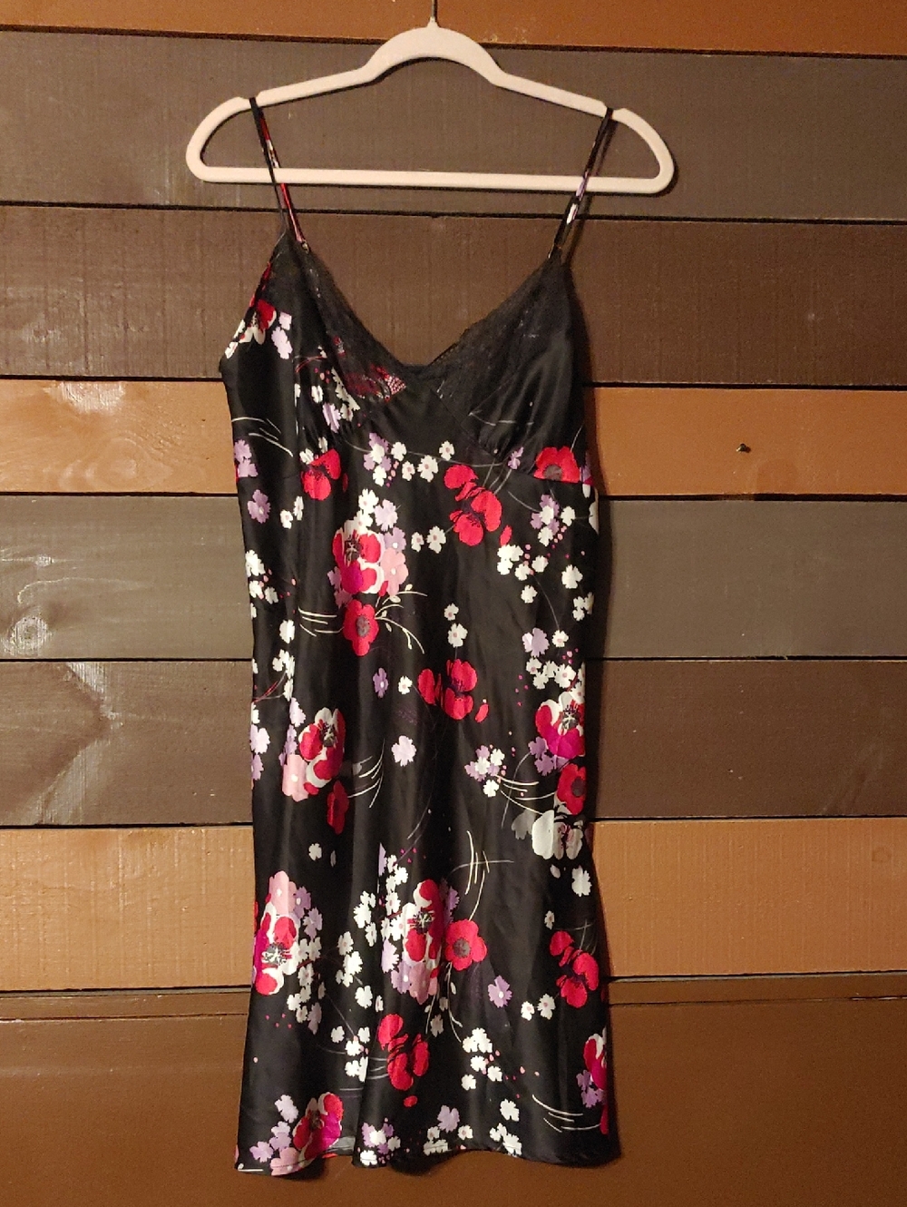 Like new Ambrielle Medium Sexy Black Pink Floral Lingerie